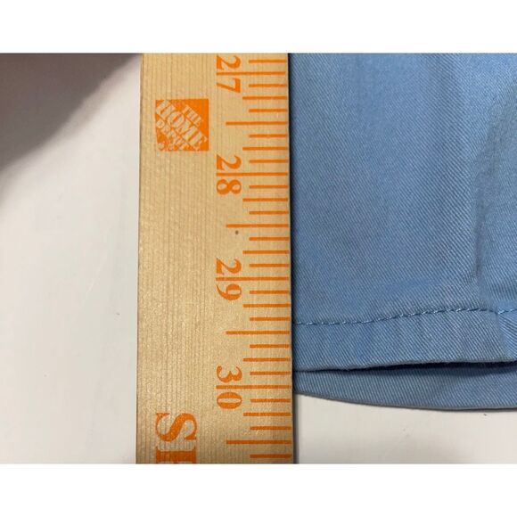 Michael Kors Mens Slim fit Casual Parker Pants 32x32 chino Blue Solid Stretch - Picture 2 of 6